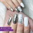 PN - Chrome powder - Körömdíszítő krómpor - Ezüst