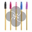 Long Lashes szempillafésű arany-fekete 25db/csomag