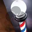 Barber Lux világító borbély cégér