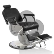 Hair Jaguar fekete Barber szék