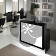 Barlux Consolle fekete recepciós pult