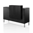 Atrium Consolle Compact Recepciós pult - fekete