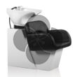 Hair Sage fejmosó fehér talppal és fekete székkel