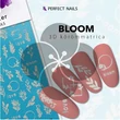 PN - Körömmatrica - 3D Bloom