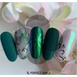 PN - Chrome Powder - Körömdíszítő Aurora Fátyol Krómpor - Green