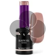 Elastic Cover Base Gel - Gold Shine - Ecsetes Műkörömépítő Zselé 8ml