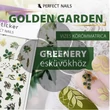 Körömmatrica - Golden Garden