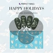 PN - Körömmatrica - 3D Happy Holidays