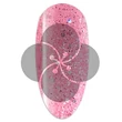 LacGel LaQ X Gél Lakk 8ml - Pink X067 - Sparkle