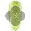 LacGel LaQ X Gél Lakk 8ml - Yellow X069 - Sparkle