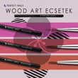Műköröm Díszítő Ecset - Wood Art #2