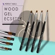 Műkörömépítő Ecset Zselé - Wood Gel #8