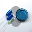 Chrome Powder - Körömdíszítő Fátyol Krómpor - Pasztell kék