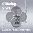 PN - Gél Lakk hatású körömlakk #020 - Glittering Silver 7ml