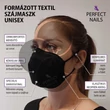 PN - Formázott Textil Szájmaszk - Fekete