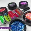 PN - Nail Confetti - Grape Coctail