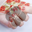 PN - Nail Dress Sticker - Poppy (Pipacs) - 982