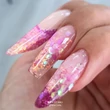 PN - Color Magic Flakes - Körömdíszítő pehely - Pink