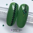 PN - Nailstar strasszkő SS3 - Dark Green 20db