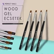 PN - Műkörömépítő Ecset Zselé - Wood Gel #2