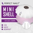 PN - Műkörmös UV/LED Lámpa - Mini Shell