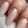 PN - Light Flakes Körömdíszítő Pehely - Gold Quartz