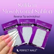 PN - Szilikon Mosolyvonal sablon Reverse TIP Tech-hoz - Dupla Mosolyvonal - 12db