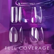 PN - Full Coverage Gel Tip - Zselés Műköröm Tip Készlet - Square Medium