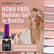 PN - HEMA FREE BuilderGelinBottle-Színezett üveges ép.zselé 8ml-Sparkling Rose