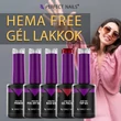 PN - HEMA FREE Gél Lakk HF013 8ml - Deep Pink