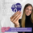Szálmentes Törlőlap Dobozban 200 db - Lila