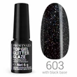 Profinails Glitter Glaze fixálásmentes LED/UV fényzselé 6g No.603
