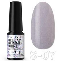 Profinails Gel Lac Glimmer Shine LED/UV lakkzselé  6g S-07