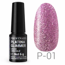 Profinails Platina Glimmer LED/UV lakkzselé 6g P-01