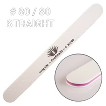 Profinails körömreszelo Egyenes Fehér # 80/80