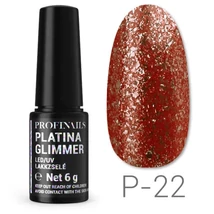 Profinails  Platina Glimmer LED/UV lakkzselé 6g P-22