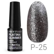 Profinails  Platina Glimmer LED/UV lakkzselé 6g P-25
