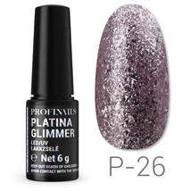 Profinails  Platina Glimmer LED/UV lakkzselé 6g P-26
