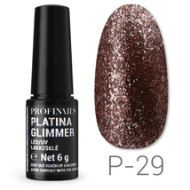 Profinails  Platina Glimmer LED/UV lakkzselé 6g P-29