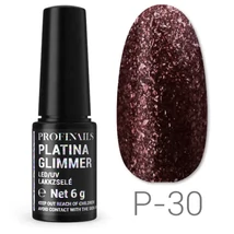 Profinails  Platina Glimmer LED/UV lakkzselé 6g P-30