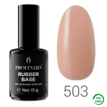 Profinails Rubber Base LED/UV alapozó építőzselé 15g No.503**