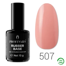 Profinails Rubber Base LED/UV alapozó építőzselé 15g No.507**