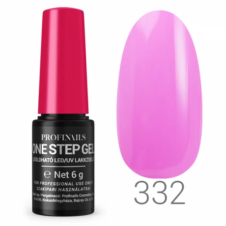 Profinails One Step Gel LED/UV lakkzselé 6gr. No.332