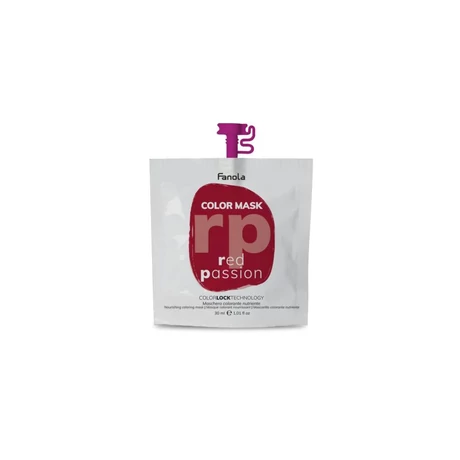 Fanola Color Mask, színező maszk, Red Passion (piros) 30ml