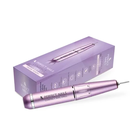 Compact Nail Drill - Hordozható Műkörmös Csiszológép - Pasztell Lila