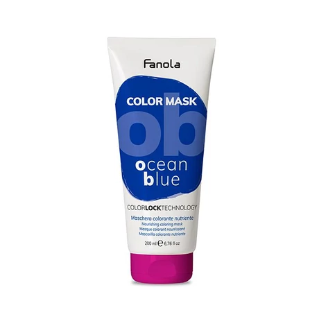 Fanola Color Mask, színező maszk, Ocean Blue (kék) 200ml 
