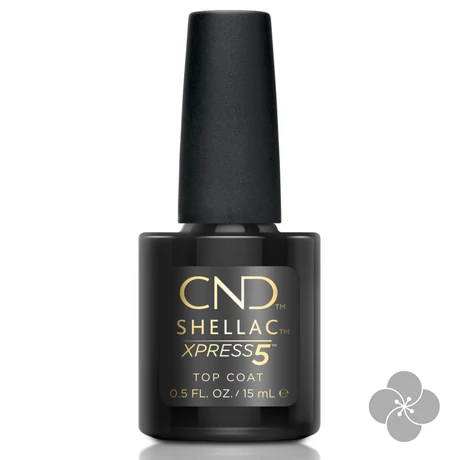 SHELLAC Xpress5 Top Coat, 15 ml