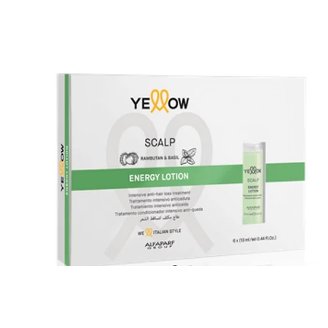 Yellow Scalp Energy lotion, 6×13 ml