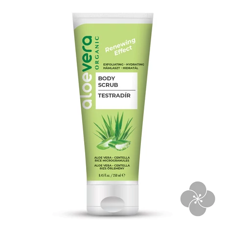 Aloe Vera Organic Bőrmegújító testradír 250ml