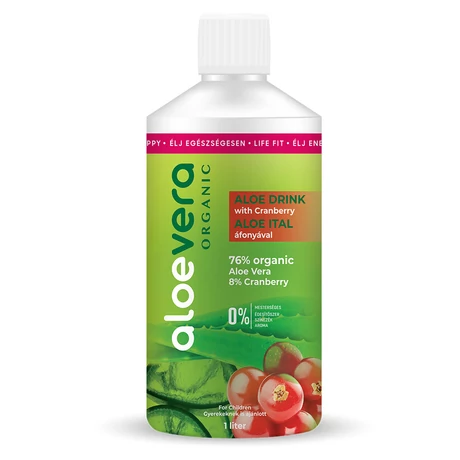 Aloe Vera Organic Ital áfonyával 1000ml